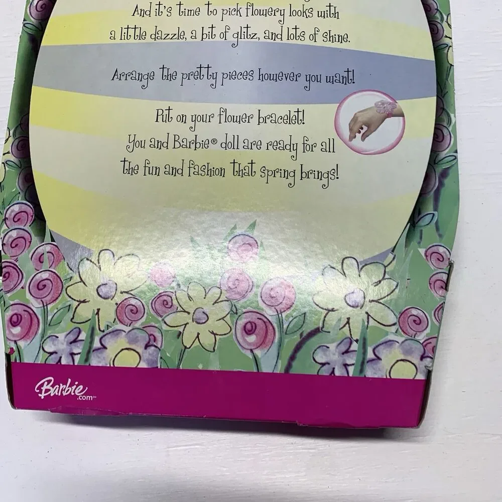 SPRING INTO STYLE PINK PURPLE BLONDE BARBIE 2005 MATTEL OUTFITS SHOES DOLL New